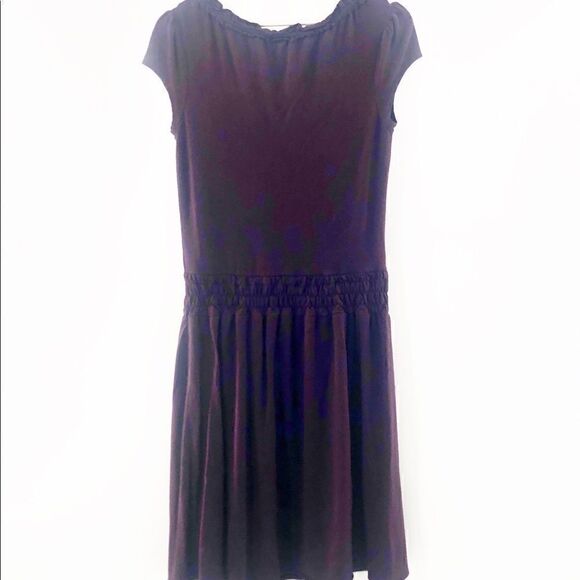 BCBGMaxAzria plum purple knit midi dress - Picture 2 of 7